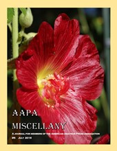 June 2016 AAPA Miscellany