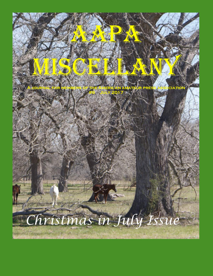 July 2017 AAPA Miscellany